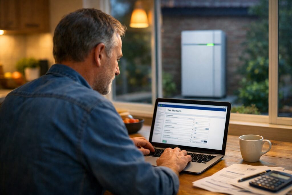 Huiseigenaar vraagt BTW-teruggave thuisbatterij aan